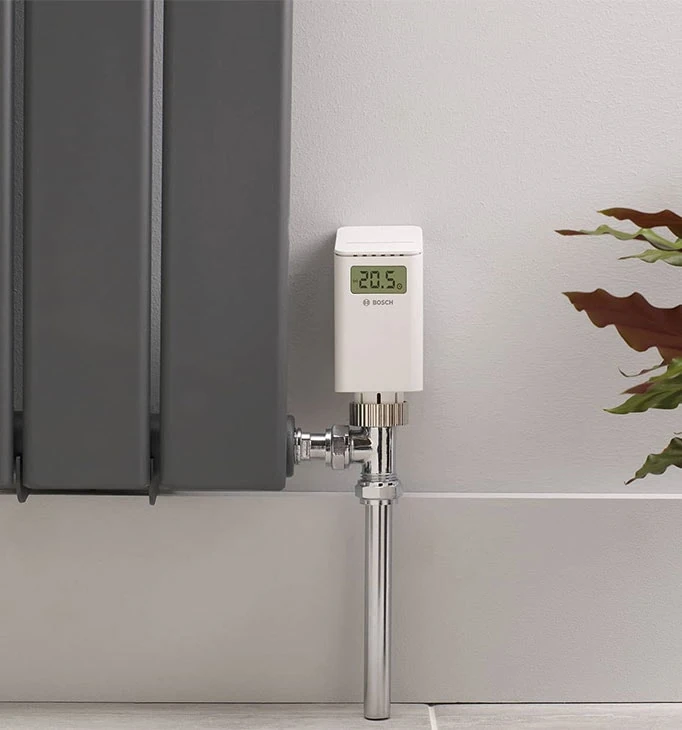 Bosch thermostatic radiator control in a real home